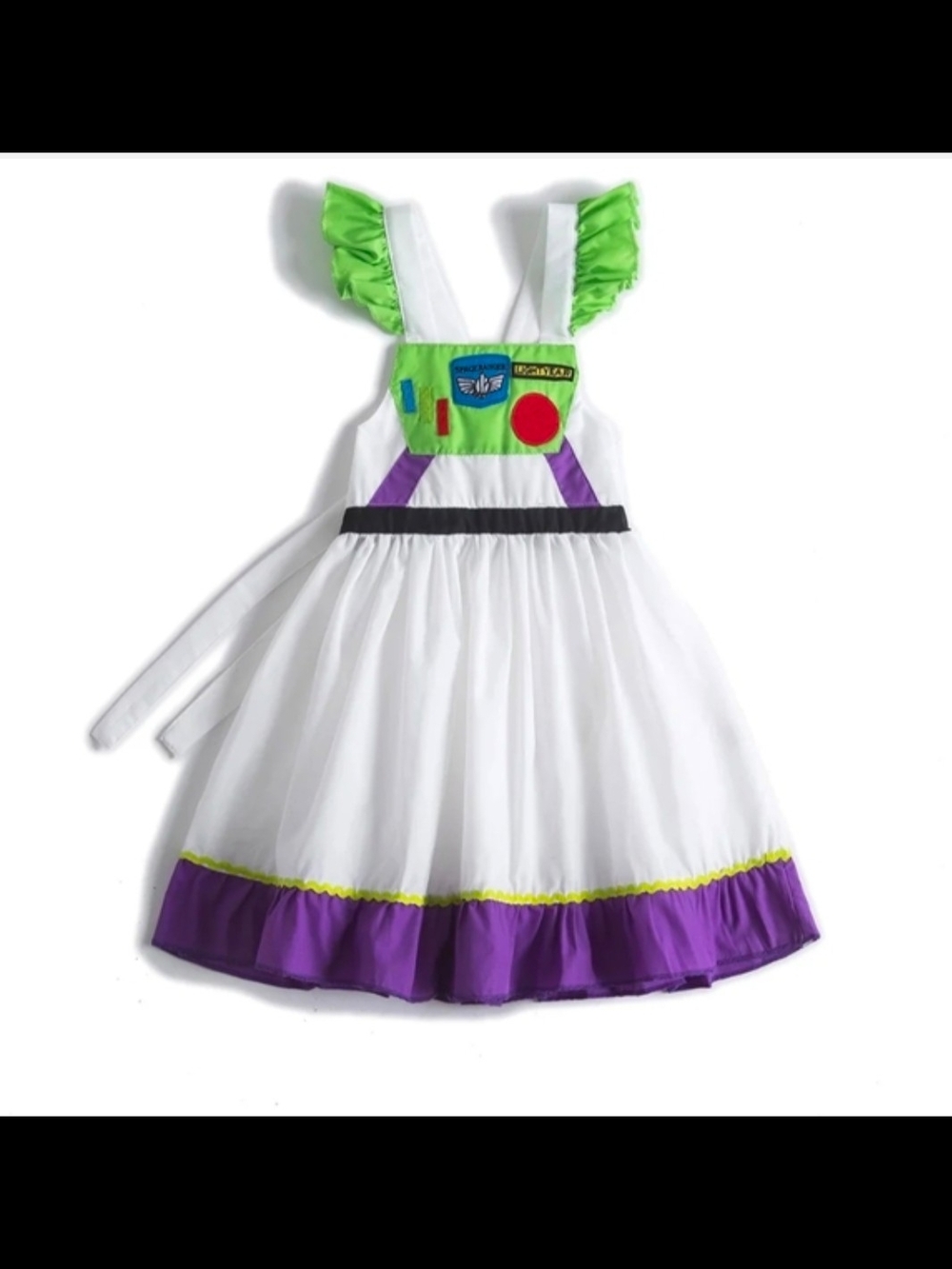 Girls Lightyear Smocked Dress. Size 8.